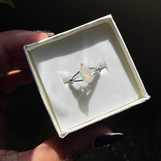 Ethiopian Opal Ring - Size 5
