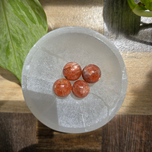 High Quality Mini Sunstone Gemstone Sphere
