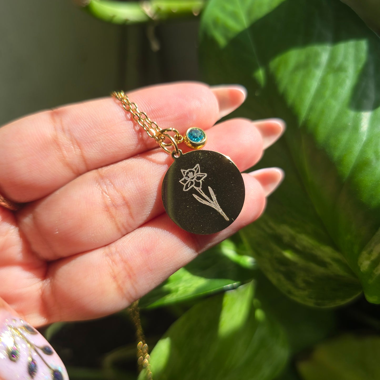 Birth Flower Necklaces