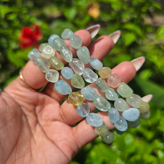 Morganite Gemstone Bracelet