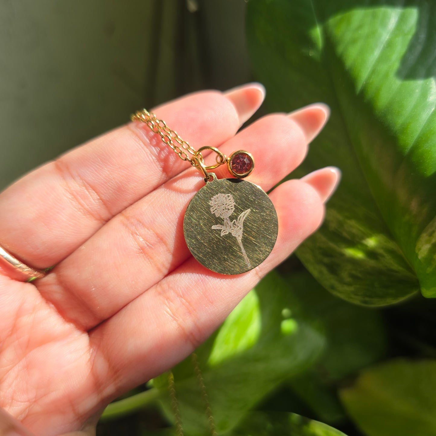 Birth Flower Necklaces