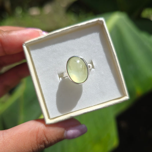 Prehnite Ring - Size 6