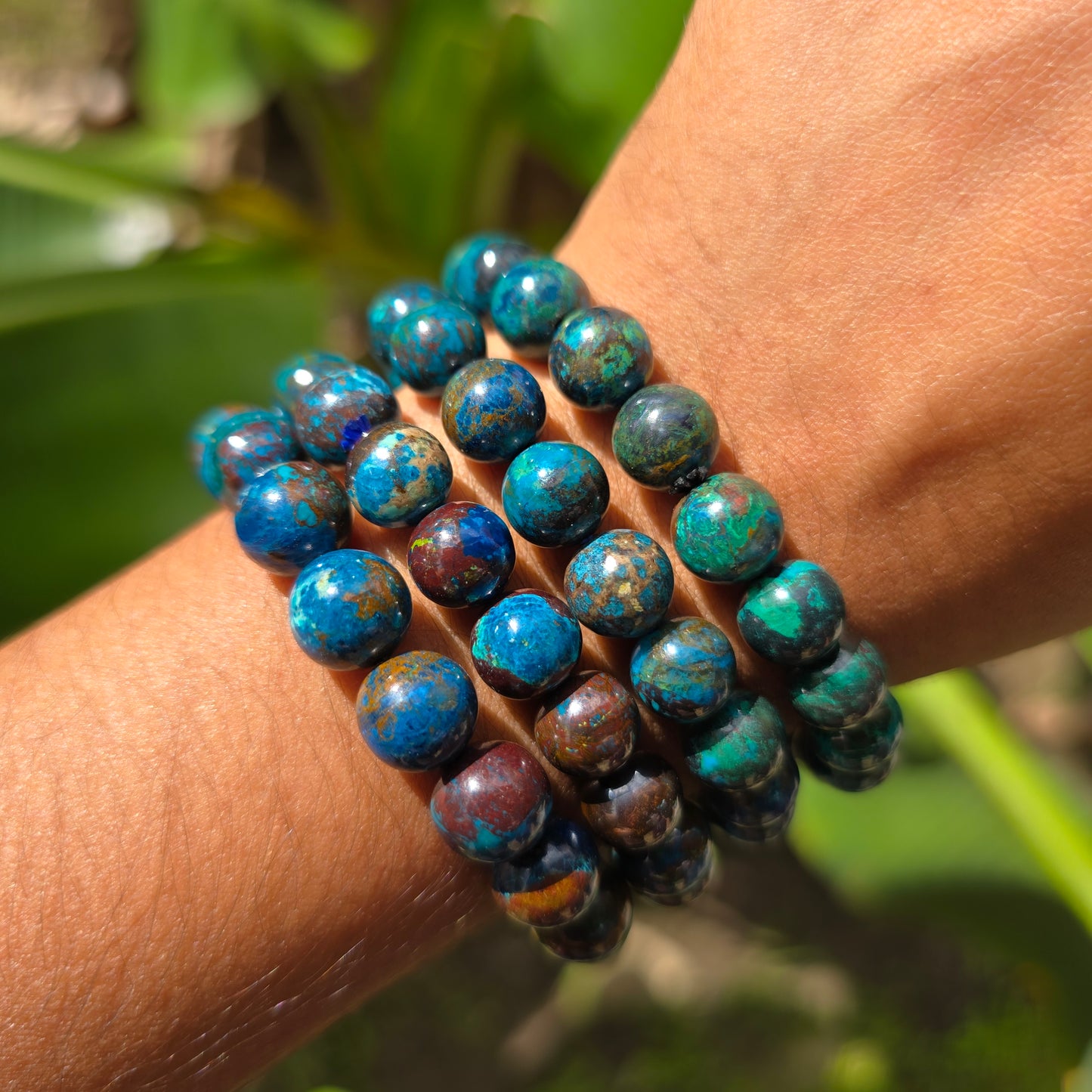 Shattuckite Gemstone Bracelet