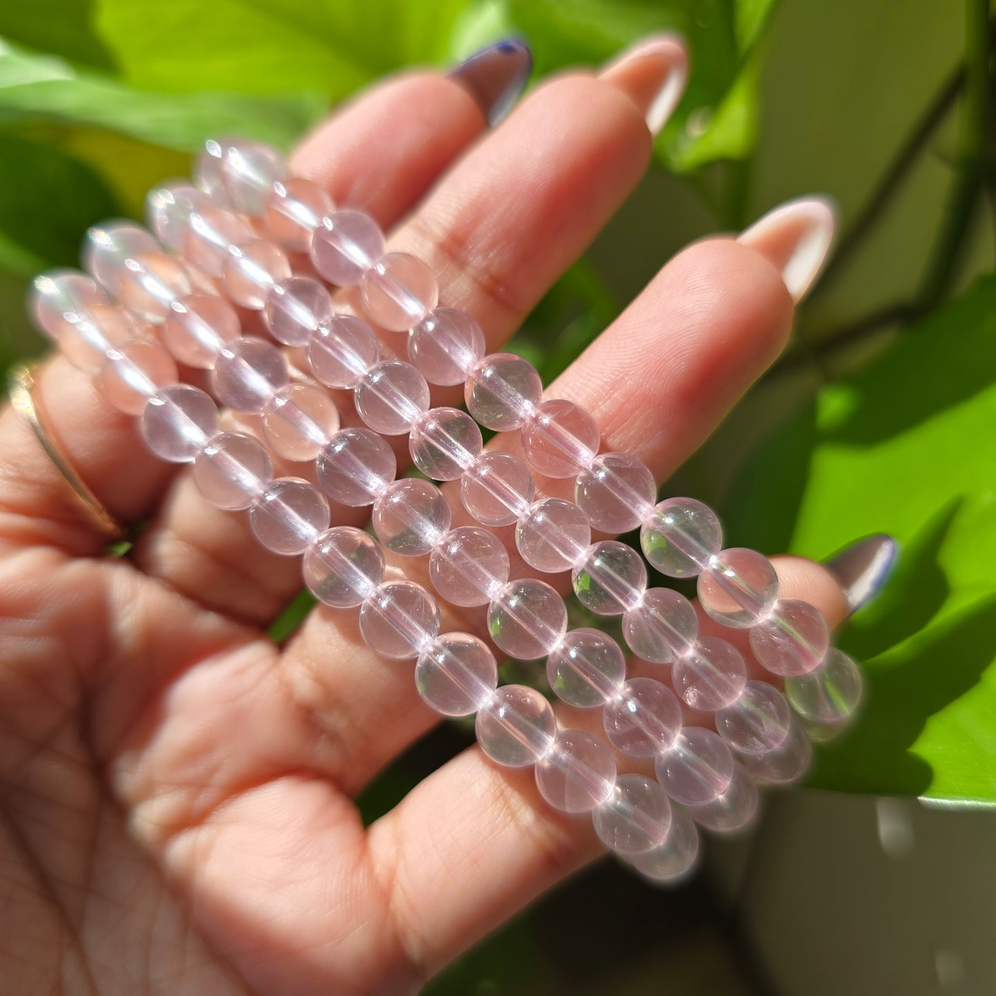 High Quality Rose Quartz Gemstone Bracelet