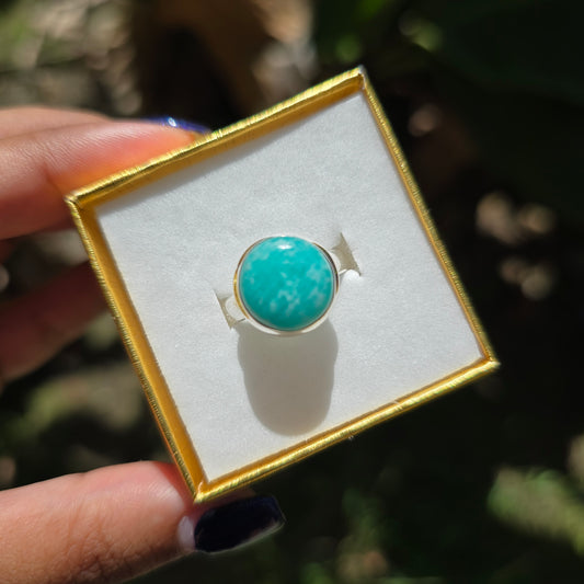 Amazonite Ring - Size 7