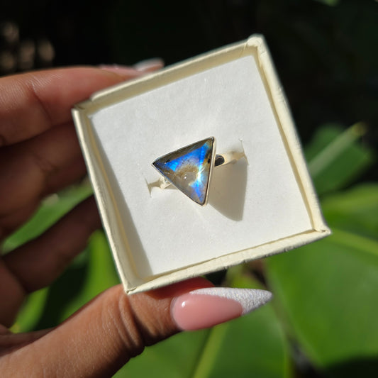 Labradorite Ring - Size 9