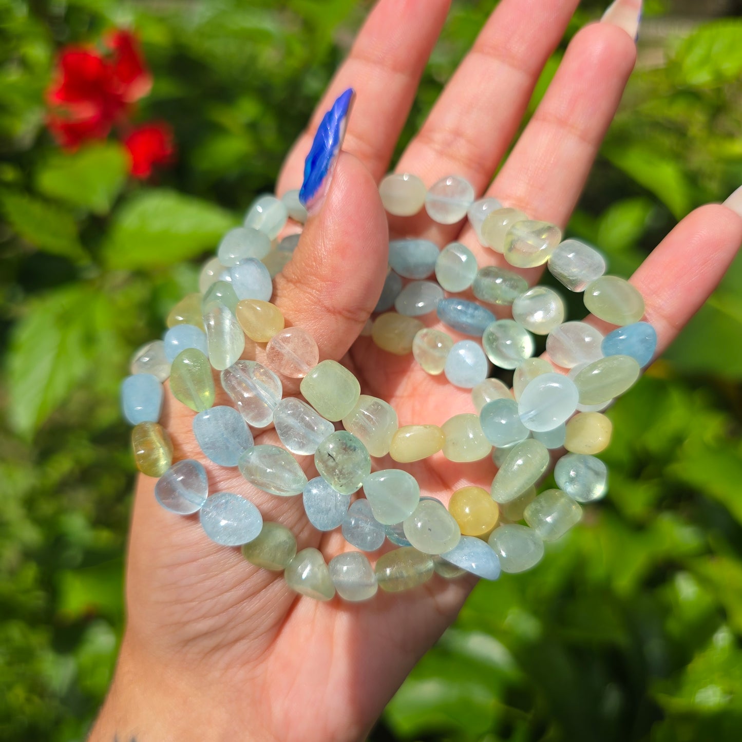 Morganite Gemstone Bracelet