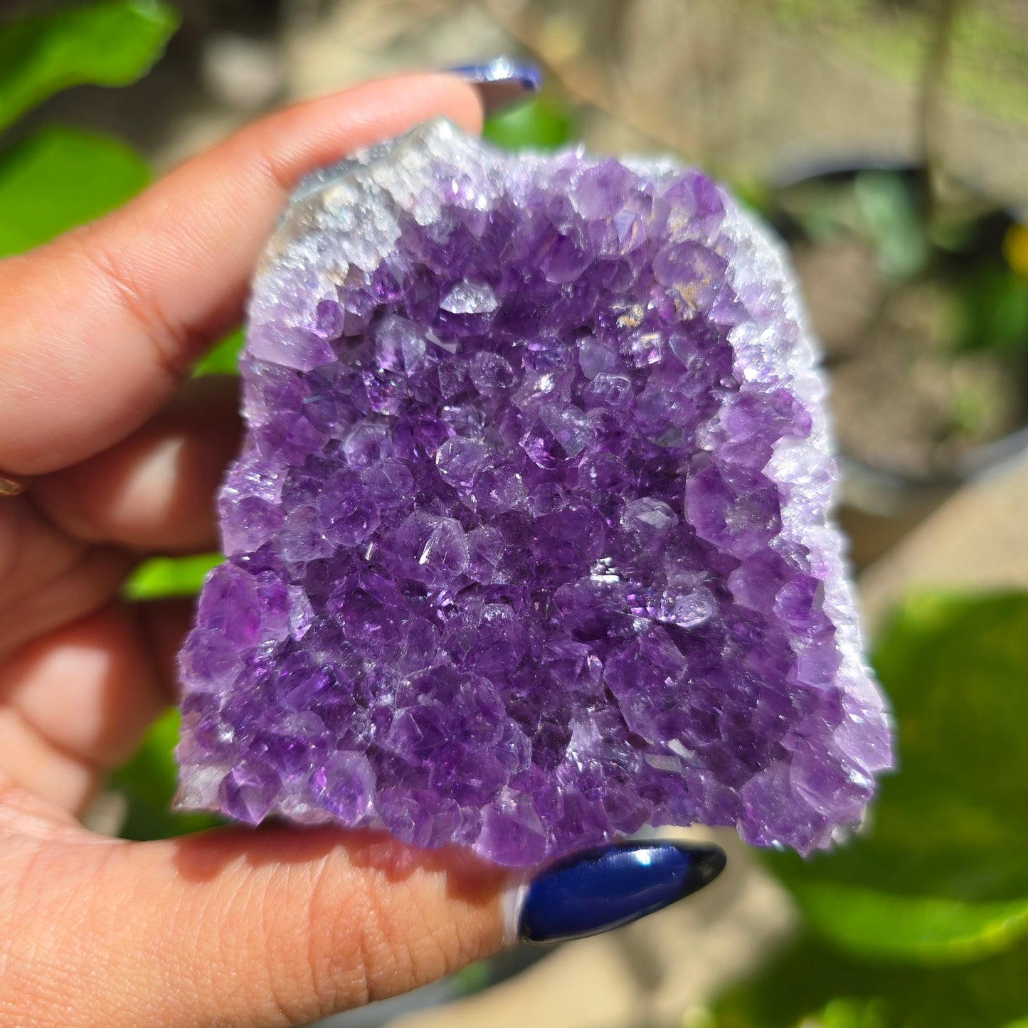 Self-Standing Amethyst Cubase Cluster No 1