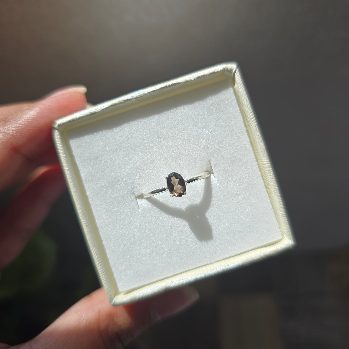 Smoky Quartz Ring - Size 6