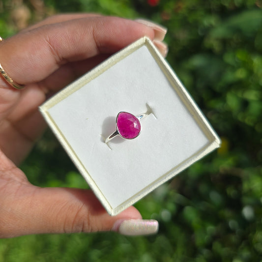 Ruby Gemstone Ring - Size 7