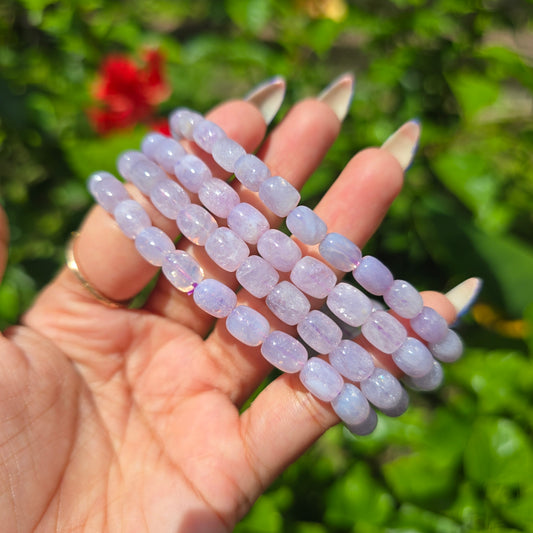 Lavender Moon Quartz Gemstone Bracelet