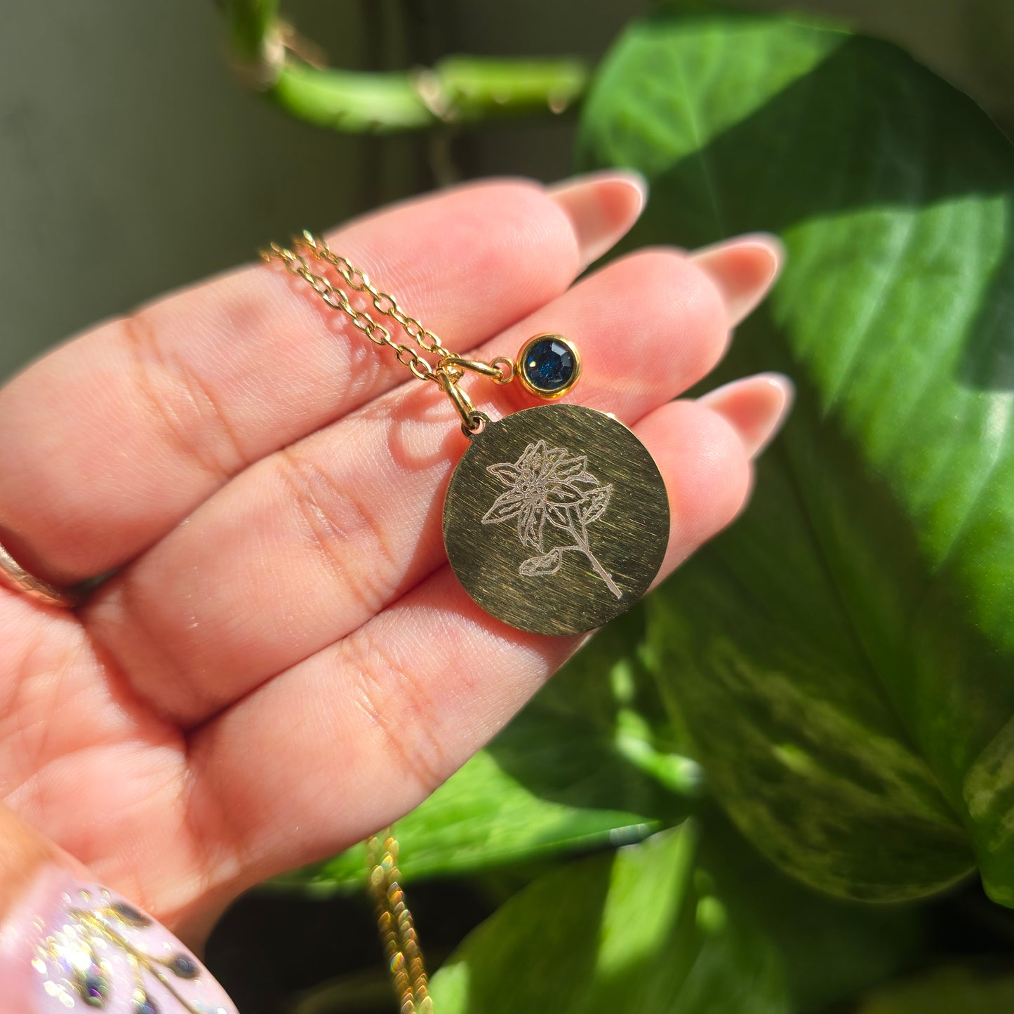 Birth Flower Necklaces