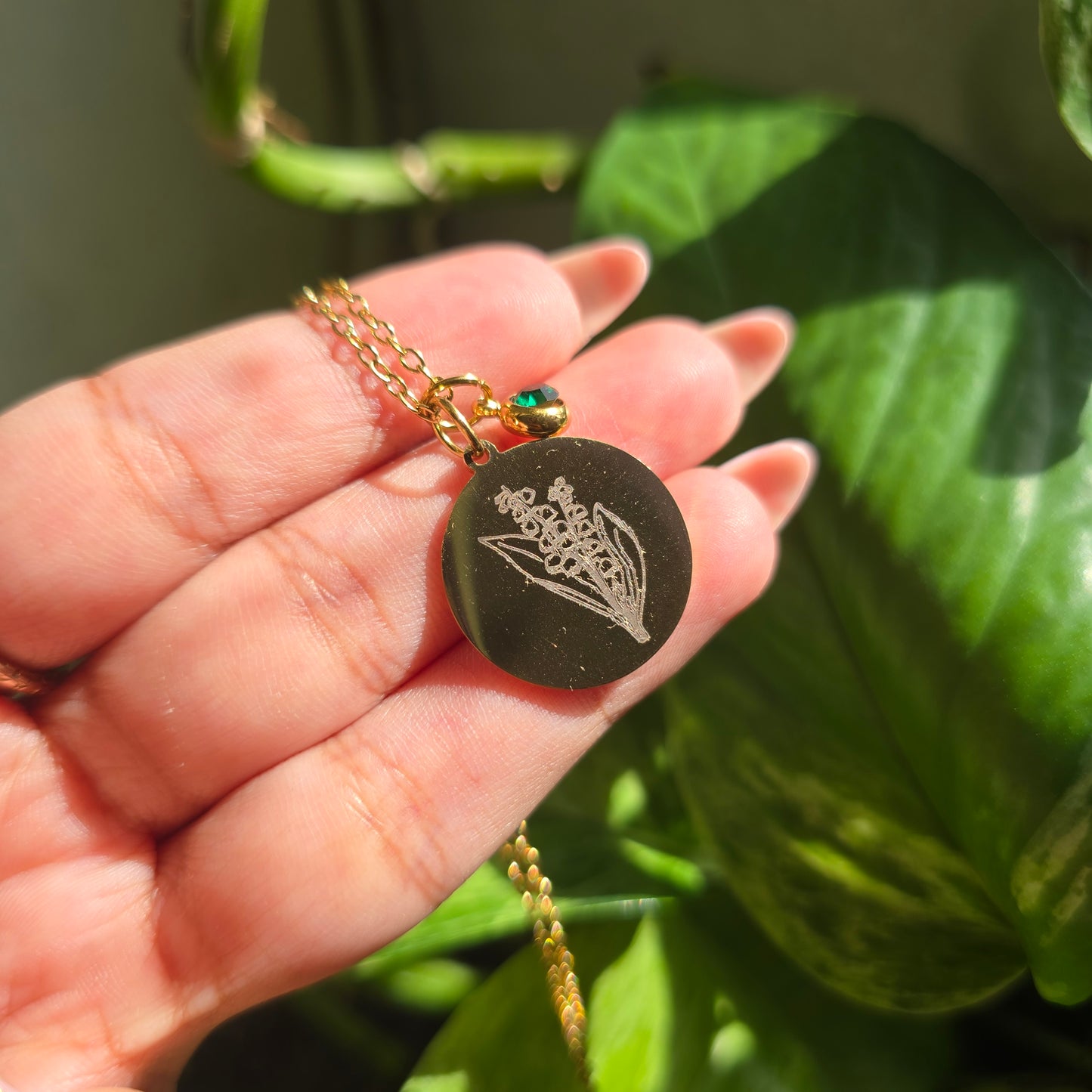 Birth Flower Necklaces