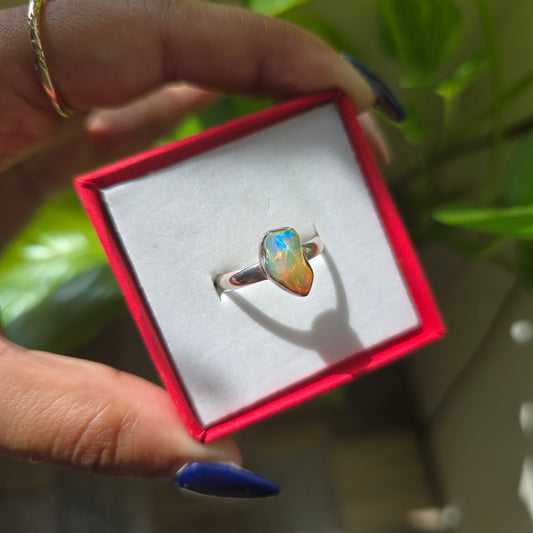 Ethiopian Opal Ring - Size 6.5
