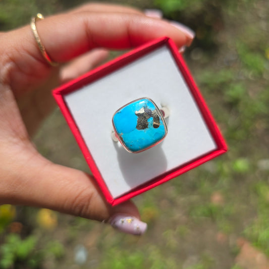 Kingman Turquoise Ring - Size 11