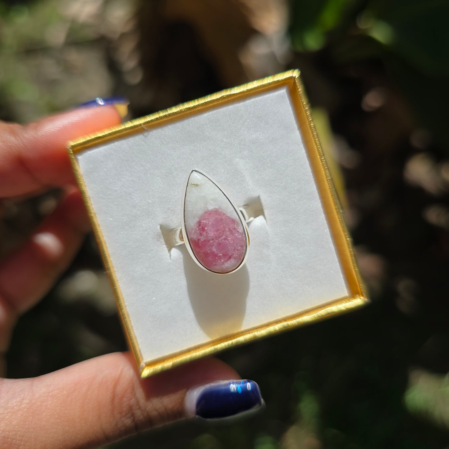 Pink Tourmaline  Ring - Size 5