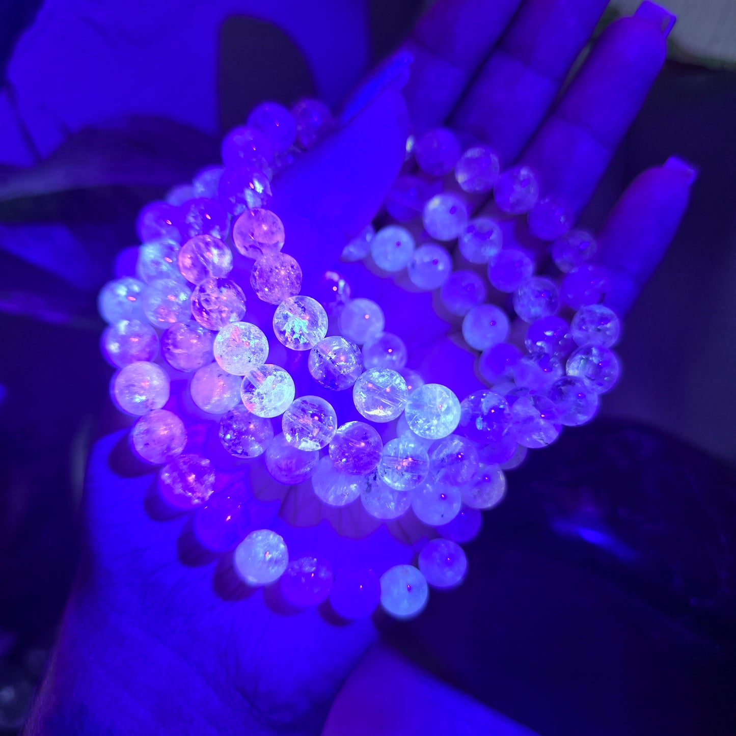 Petroleum Quartz Gemstone Bracelet
