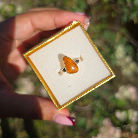Amber Ring - Size 6
