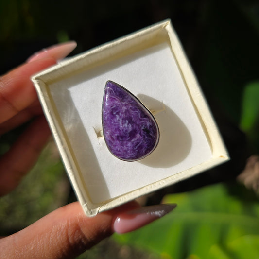 Charoite Ring - Size 7