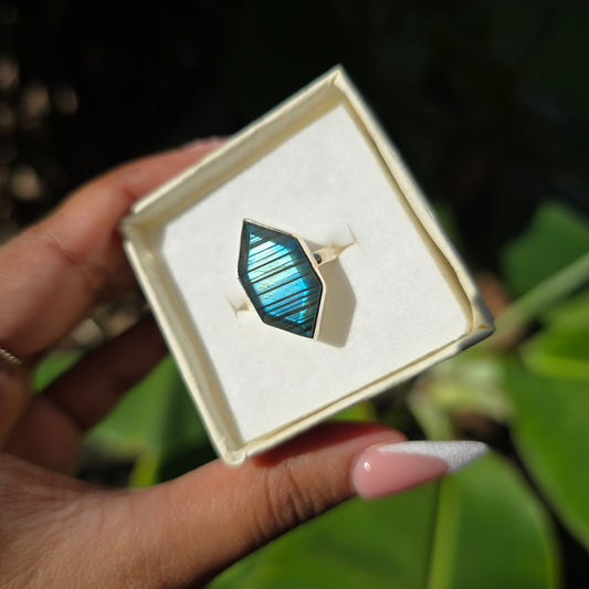 Labradorite Ring - Size 7