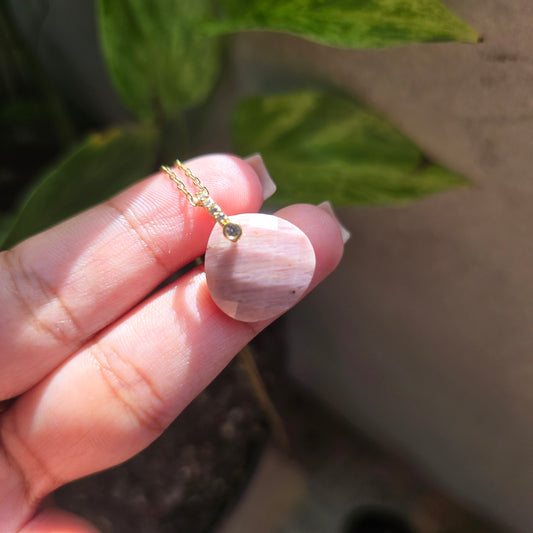 Dainty Rhodonite Pendant