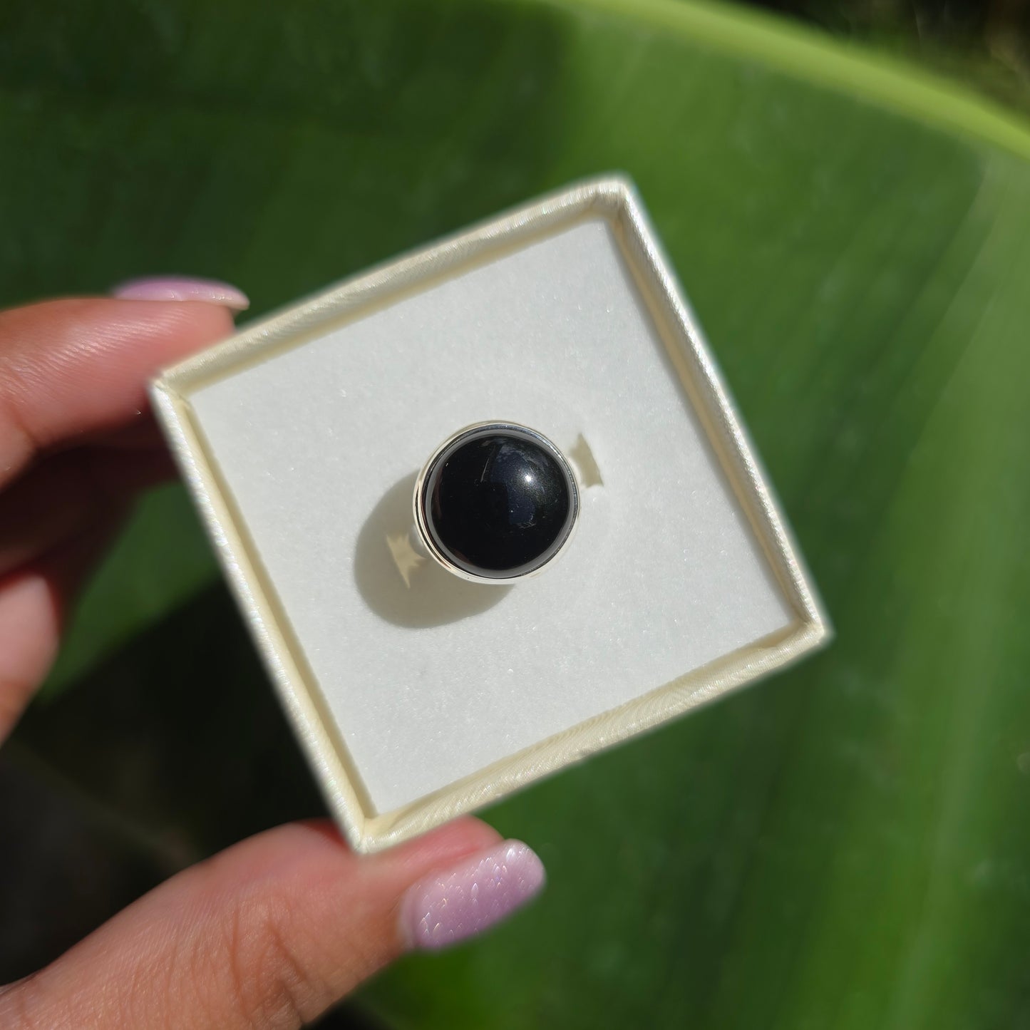 Onyx Ring - Size 5