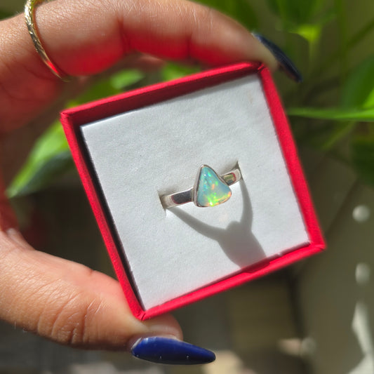 Ethiopian Opal Ring - Size 8