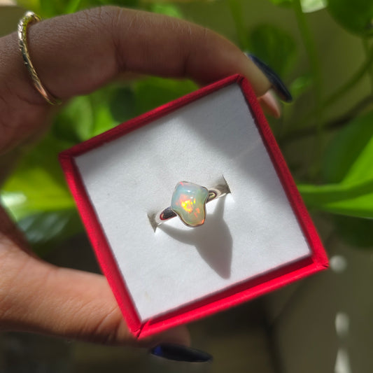 Ethiopian Opal Ring - Size 6.5