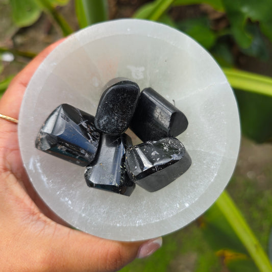Black Tourmaline Tumbled Stone