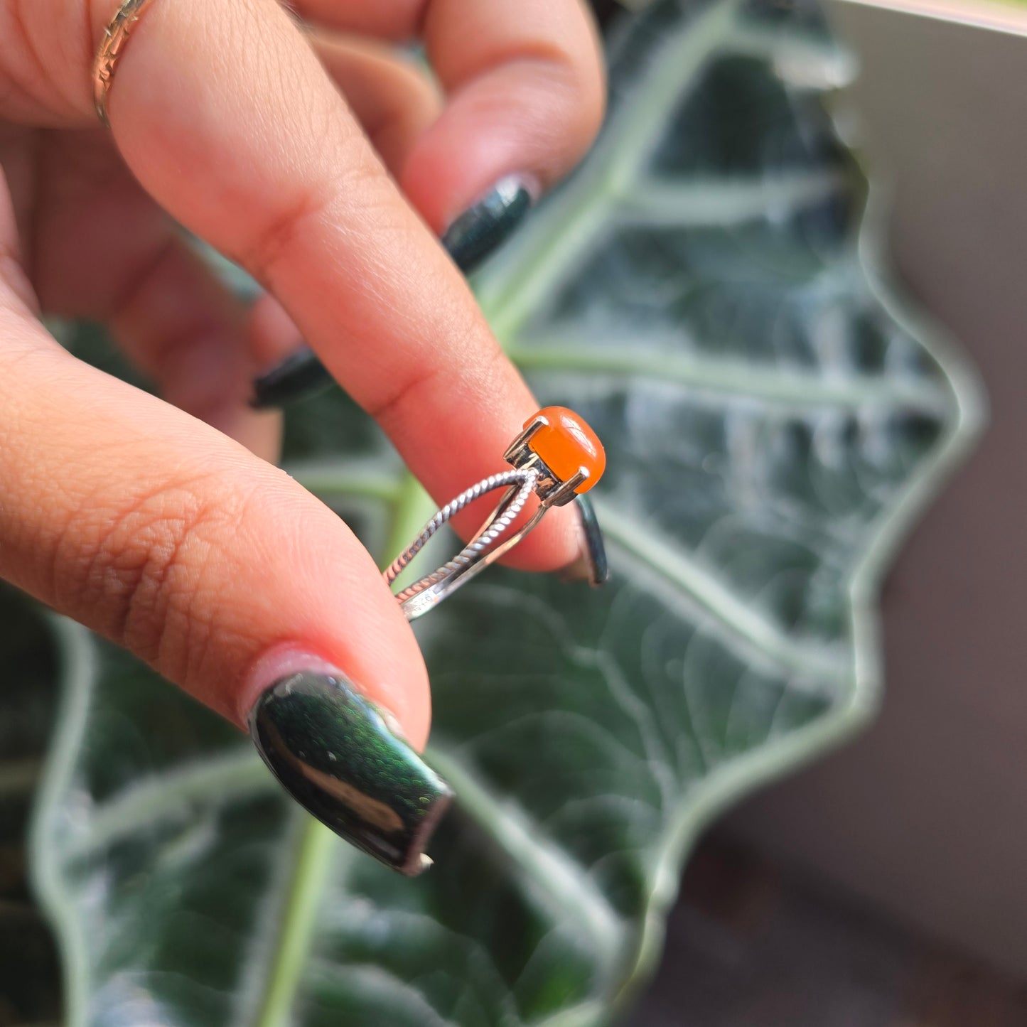 Carnelian Ring - Size 8