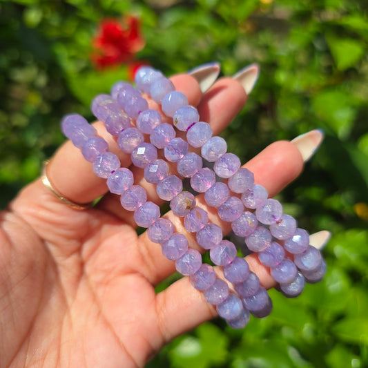 Lavender Moon Quartz Gemstone Bracelet