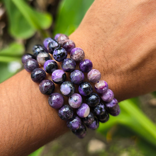 Charoite Gemstone Bracelet