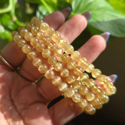 Golden Apatite Gemstone Bracelet