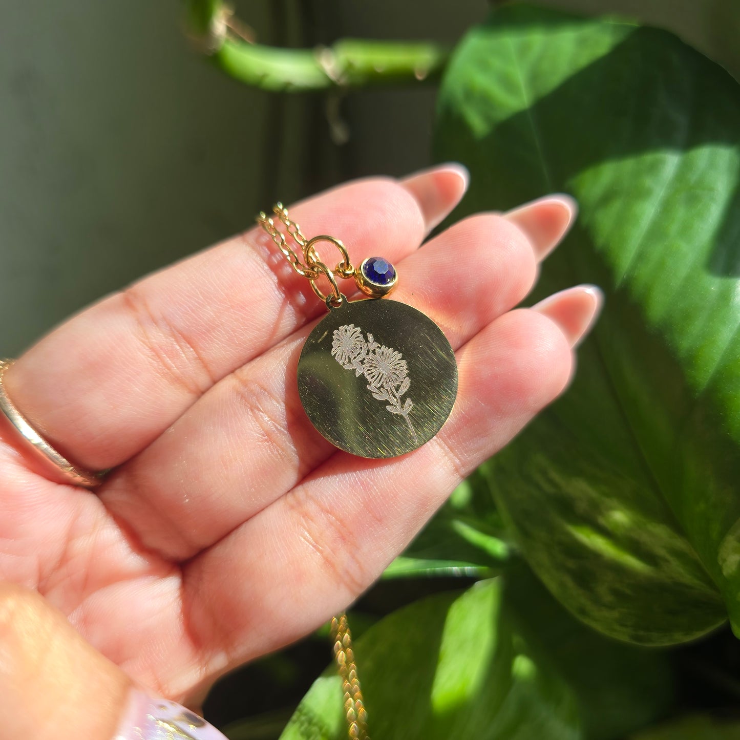 Birth Flower Necklaces