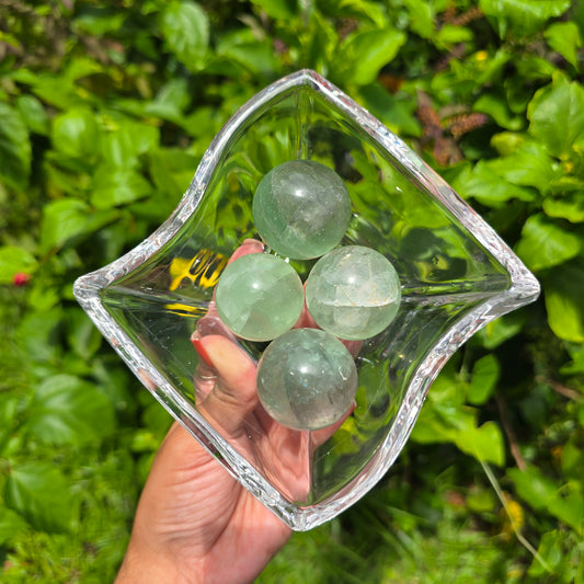 Small Rainbow Fluorite Gemstone Sphere