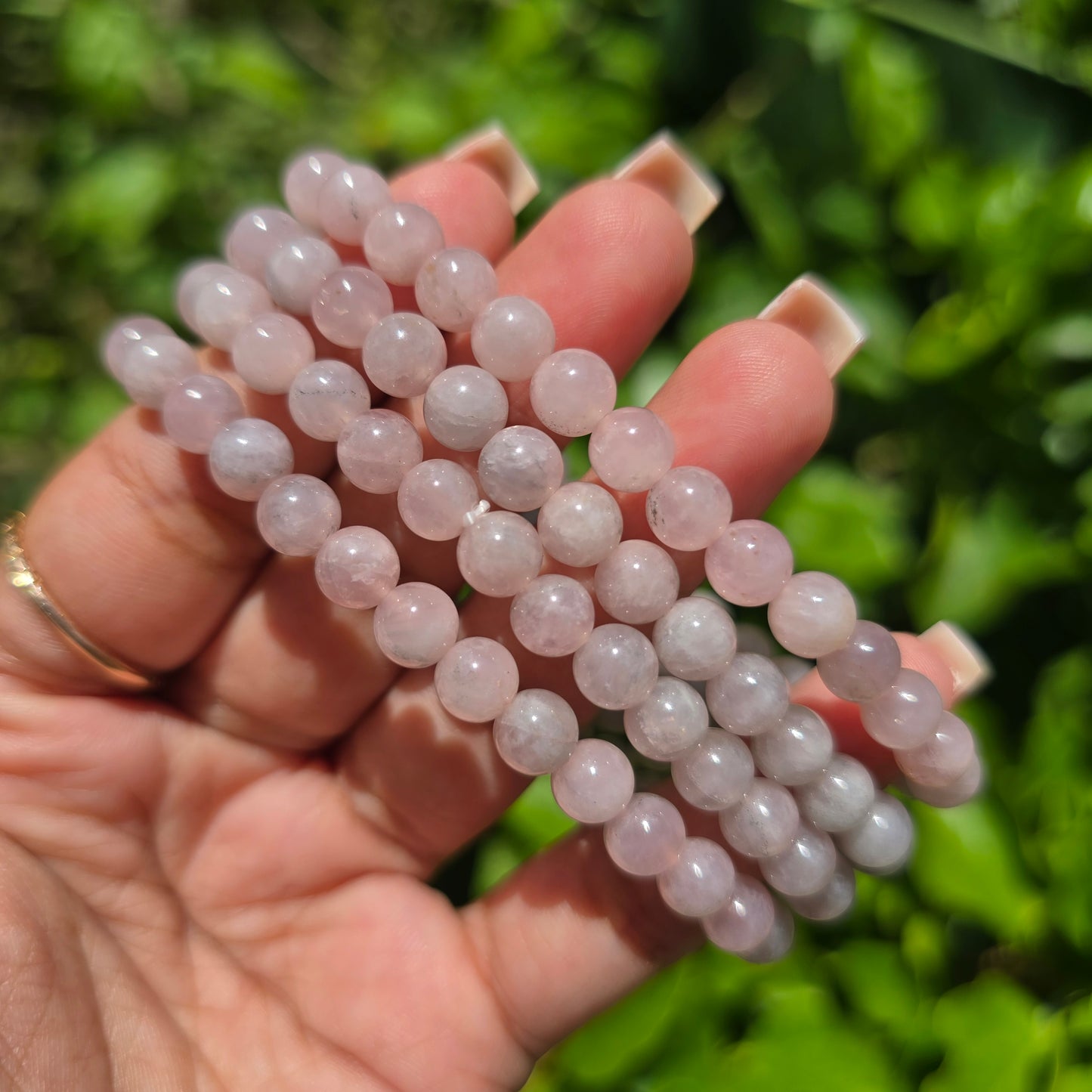 Morganite Gemstone Bracelet
