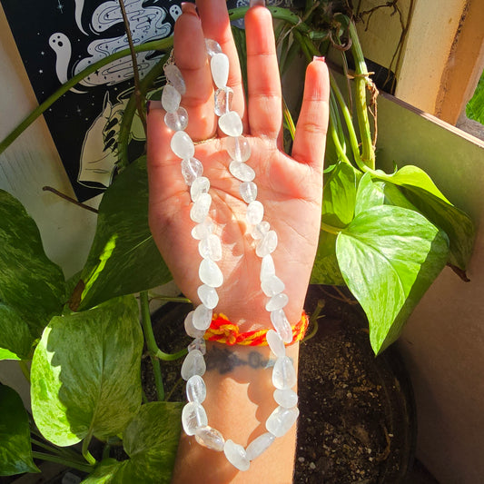 Clear Quartz Nugget Choker