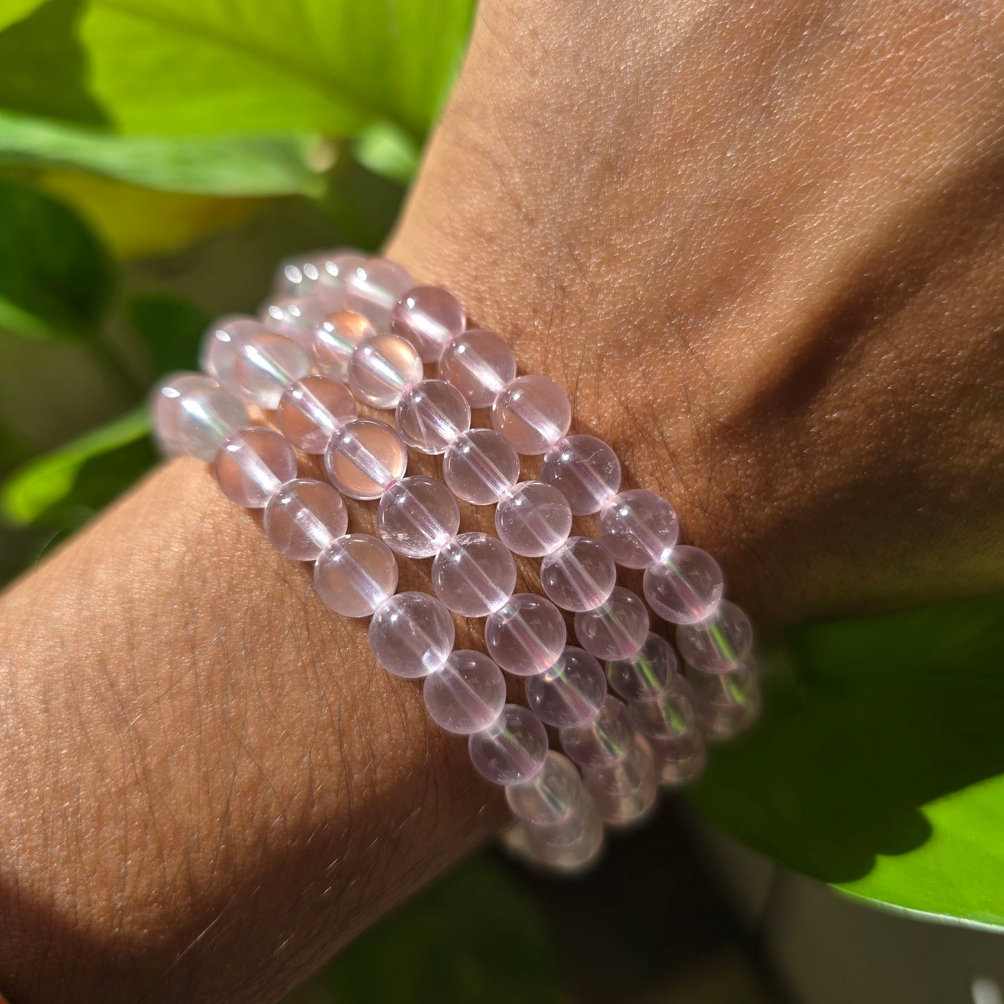 High Quality Rose Quartz Gemstone Bracelet