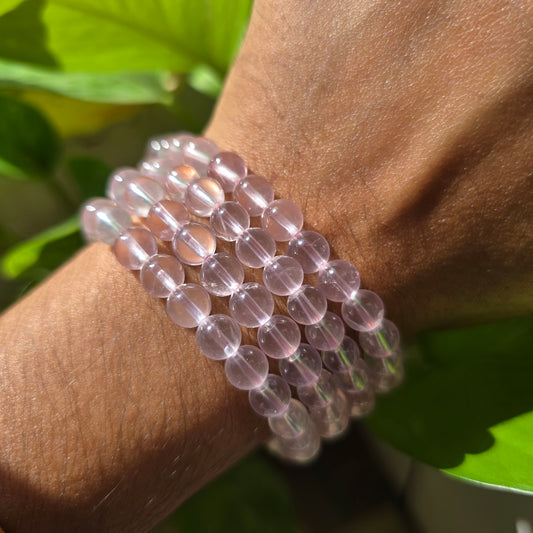 High Quality Rose Quartz Gemstone Bracelet
