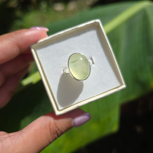 Prehnite Ring - Size 7