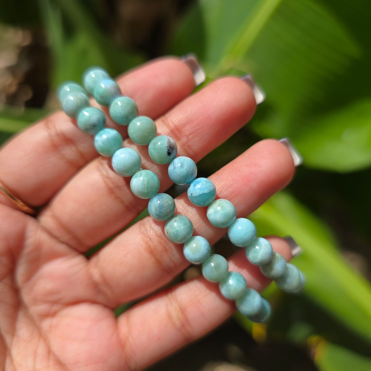 Larimar Gemstone Bracelet