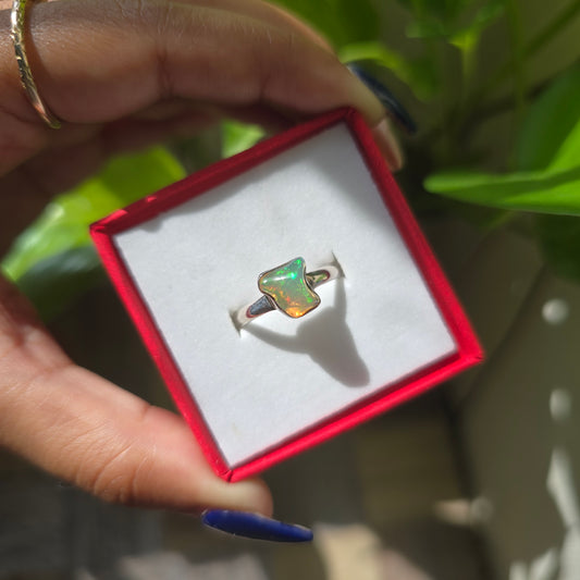 Ethiopian Opal Ring - Size 7