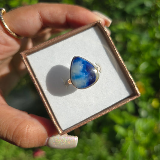 Afghanite Gemstone Ring - Size 9