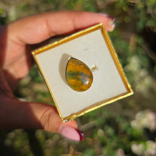 Nellite Gemstone Ring - Size 6