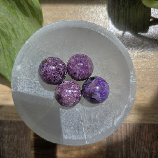 Mini Charoite Gemstone Sphere