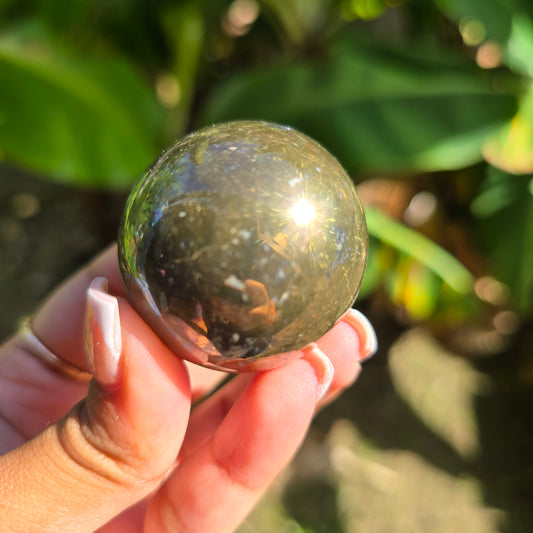 Pyrite Gemstone Sphere