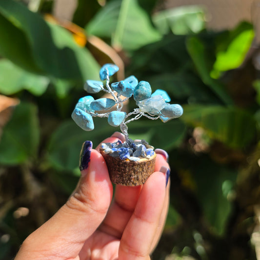 Mini Turquoise Chip Tree