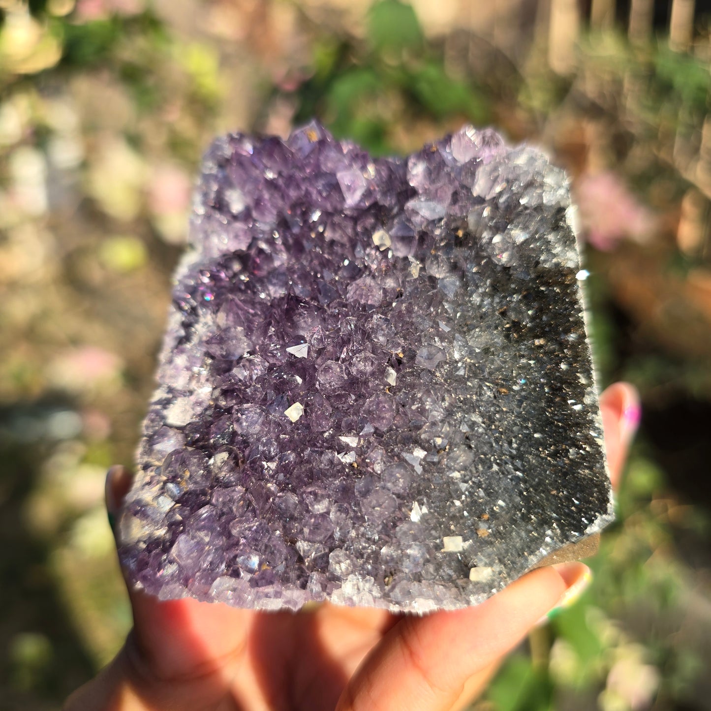 Self-Standing Amethyst Cubase Cluster No 5