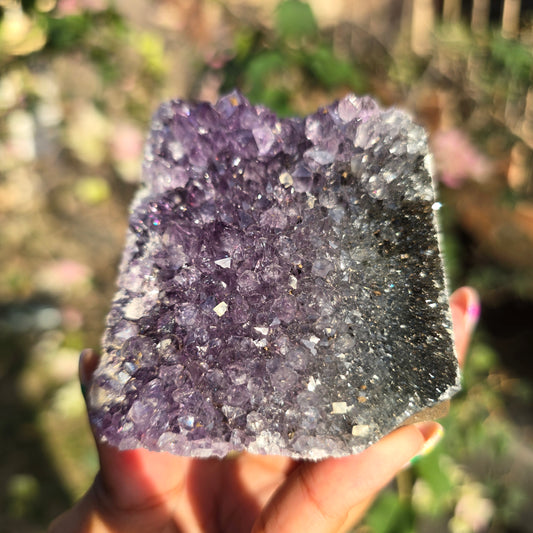 Self-Standing Amethyst Cubase Cluster No 5