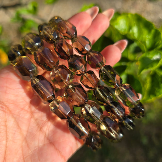 Smoky Citrine Nugget Gemstone Bracelet
